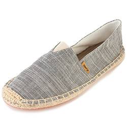 KENTTI Damen Klassische Mode Bedeckte Solide Espadrilles Grau 37 EU von KENTTI