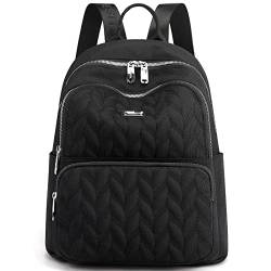 KESUDE Rucksack Damen - Klein Rucksäcke Schule Uni Reisen Freizeit Job Anti Diebstahl Tasche Nylon Schultertasche von KESUDE