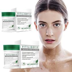 Vitiligo Fix Revitalize Elixir, Vitiligo Treatment Cream, Natural Treat Vitiligo Soothing Cream, Body Vitiligo Care Cream For Reduce White Spot (2pcs) von KEVGNRO