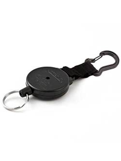 Key-Bak ausziehbarem Karabiner-Clip Schlüsselanhänger | strapazierfähige, einziehbare Schlüsselanhänger für Schlüssel Halter von KEY-BAK