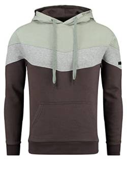 KEY LARGO Herren Brainstorm Hoodie Sweatshirt, Faded Moss-Anthra Mel. (2599), M von KEY LARGO