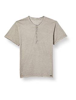 KEY LARGO Herren Lemonade Button T-Shirt, Sand (1005), 3XL von KEY LARGO