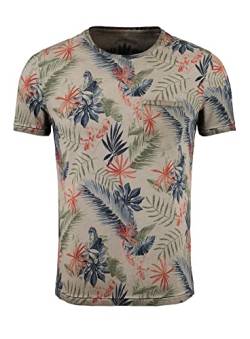 KEY LARGO Herren MT Santa FE Round T-Shirt, Khaki (1505), S von KEY LARGO