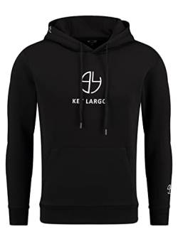 KEY LARGO Herren Member Hoody Sweatshirt, Black (1100), 3XL von KEY LARGO