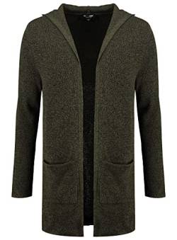 KEY LARGO Herren River Jacket Long Strickjacke, Olive (1514), XXL von KEY LARGO