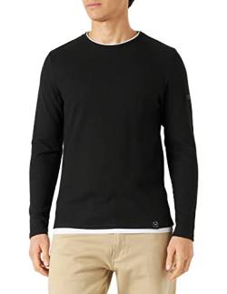 KEY LARGO Herren Stefano Round Sweatshirt, Black (1100), 3XL von KEY LARGO