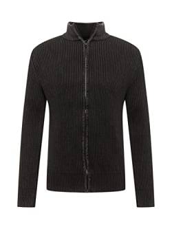 KEY LARGO Herren Strickjacke anthrazit L von KEY LARGO