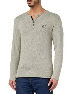 KEY LARGO Herren Target Button Sweatshirt, Dark Sand (1007), XL von KEY LARGO