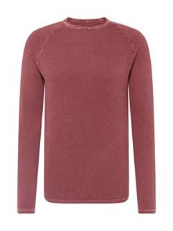 KEY LARGO Herren Thomas Round Neck Pullover, Bordeaux red (1303), XL von KEY LARGO