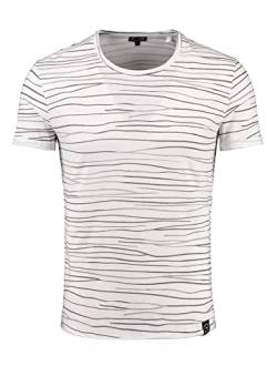 KEY LARGO Herren Way Round T-Shirt, White-Olive (2015), XXL von KEY LARGO