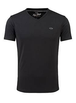 KEY LARGO Herren Yummy v-Neck Double Pack T-Shirt, Black (1100), 3XL von KEY LARGO