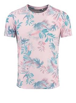 KEY LARGO Men Herren MT Palermo Round T-Shirt, Rose (1330), 56 von KEY LARGO