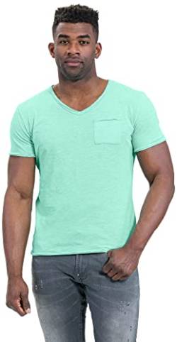 KEYLARGO Herren Water v-Neck T-Shirt, Turquoise (1213), 3XL von KEY LARGO