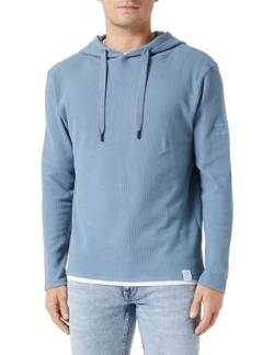 Key Largo Herren Santiago Hoodie Kapuzenpullover, Flintstone Blue (1233), XL EU von KEY LARGO