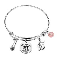 KEYCHIN Mamma Broadway Theater Armband Donna und The Dynamos Fans Geschenk You Are The Dancing Queen Schmuck für Musikdrama Fans, Stainless Steel, Edelstahl von KEYCHIN