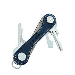 KEYKEEPA® -Nubukleder - Edler Key Organizer für bis zu 12 Schlüssel - Schlüsselorganizer inklusive Flaschenöffner und Öse für den Autoschlüssel - German Design Award Gewinner von KEYKEEPA