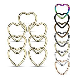 KEYU® Schlüsselringe in Herzform Herz Schlüsselanhänger für Paare Rosé Gold Silber Bronze Schwarz Rose Regenbogen Herz Schlüsselanhänger Herz Schlüsselhanger Herz Schlüsselringe von KEYU