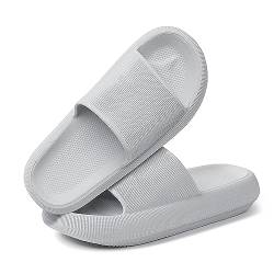 KEYUSHOP Cozislides Original Hausschuhe Badeschlappen Herren Damen Kinder Rutschfeste Pantoletten Super Weich Cozy Gummi Home Slippers Dick EVA Sommer Garten Badeschuhe Flip Flops von KEYUSHOP