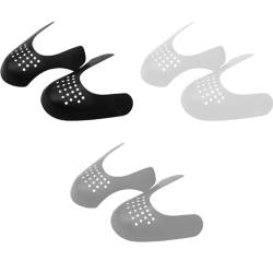 KGDUYC 3 Paar Schuhspanner - Anti Falten Schuhe Schutz, Verhindern Turnschuhe Schuhe Falte Vertiefung, Gegen Schuhknicke, Zehe Box Schilde, Schuhfaltenverhinderer für Herren Größe von KGDUYC