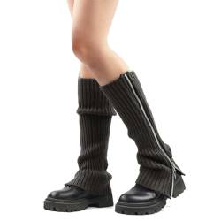 KGDUYC Women's Leg Warmers,Winter-Beinstulpen, lange Beinstulpen, Stiefelsocken mit Bündchen von KGDUYC