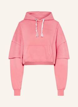 Khrisjoy Cropped-Hoodie pink von KHRISJOY