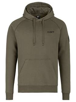 KHS Hoodie Steingrau-Oliv | Motiv KHS.HOKSGO.M von KHS