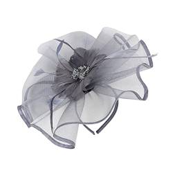 1 Stück Braut-Stirnband, Braut-Haarteil, Haarschmuck for Abschlussball, Osterhauben for Frauen, Fascinator-Kopfbedeckung, Stirnband mit Clips for Frauen, Stirnband, Hut, Haarband, Hut-Stirnband (Colo von KHYYHA