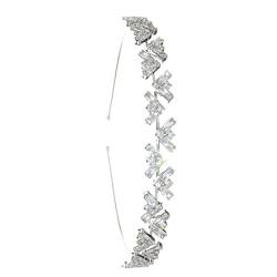 1 Stück Stirnband Damen Stirnbänder Braut Kopfschmuck Metall Haarband Haarschmuck for Frauen Hochzeit Kristall Hochzeit Koronaler Strassschmuck Kopfschmuck Haardekoration Eleganter Kopfschmuck von KHYYHA