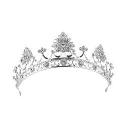 Blatt-Strass-Krone, Damen-Stirnbänder, Haarbänder for Damenhaar, Braut-Stirnband, Braut-Kopfschmuck, Haarschmuck for Frauen, Hochzeit, Prinzessin-Stirnband, Kopfschmuck, Blätter-Kopfschmuck von KHYYHA