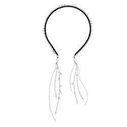Crystal Illusion Series Haarband Ohrringe Quaste Stirnband Geschenk for Freundin von KHYYHA