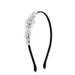 Diamantbesetzter Blumen-Haarreifen for Damen, Haarschmuck, Haarnadel-Stirnband, alles passende Haarschmuck von KHYYHA