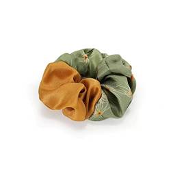 Frauen Stoff Krawatte Haarband Retro Scrunchie Band Frauen gebunden Pferdeschwanz Scrunchie weiblich von KHYYHA