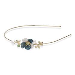 Herbst und Winter handgemachte Netz Pflaume Blume Stirnband Haar Karte Kopfschmuck handgemachte Blumen (Color : E, Size : As shown) von KHYYHA