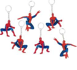 KICKKICK® Schlüsselanhänger Spiderman Original Marvel aus Kunststoff mit Schlüsselkette - Lustiges Gadget für Kinder Geschenk von KICKKICK