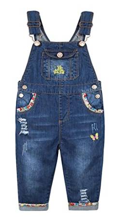 KIDSCOOL SPACE Baby Denim Overall,Kleinkind weicher süßer Jeanspullover,Blau,9-12 Monate von KIDSCOOL SPACE