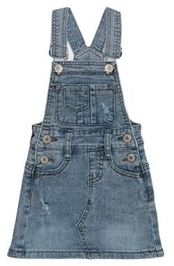 KIDSCOOL SPACE Rock für kleine Mädchen, zerrissenes, weiches, dehnbares Denim-Sommerkleid für Mädchen, hellblau, 5–6 Jahre von KIDSCOOL SPACE