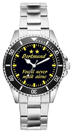 KIESENBERG Damenuhr Dortmund Geschenk Artikel Idee Fan Armbanduhr Ø 33 mm Metallarmband Uhr D-6040 von KIESENBERG