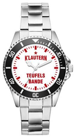 KIESENBERG Damenuhr Kaiserslautern Geschenk Artikel Idee Fan Armbanduhr Ø 33 mm Metallarmband Uhr D-6032 von KIESENBERG