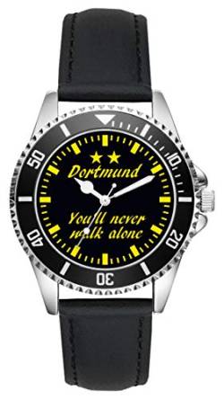 KIESENBERG Herren Armbanduhr Dortmund Geschenk Artikel Idee Fan Analog Quartz Uhr L-6040 von KIESENBERG