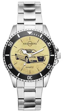 KIESENBERG Herrenuhr A8 D3 Facelift Fan Armbanduhr Geschenk Analog Quartz Metallband Uhr 5745 von KIESENBERG