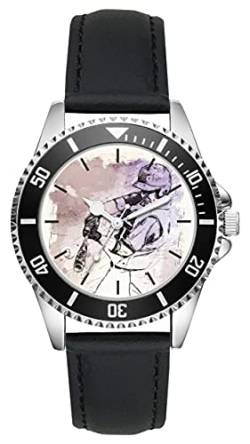 KIESENBERG Herrenuhr Baseball Fan Armbanduhr Geschenk Analog Quartz Lederarmband Uhr L-21115 von KIESENBERG