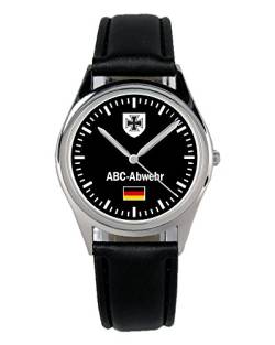 KIESENBERG Soldat Geschenk Artikel Bundeswehr ABC Abwehr Uhr B-1024 von KIESENBERG