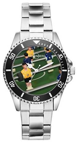 KIESENBERG Tischfussball Kicker Geschenk Artikel Idee Fan Uhr 2663 von KIESENBERG