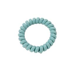 1Pc Frauen Matt Farben Dicke Große Telefon Draht Gummibänder Dehnbar Tiefe Farben Non-mark Spiral Coil Seile Solide Haargummis (Color : C3, Size : 1SIZE) von KIKBAX