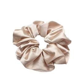 Große Retro-Satin-Haargummis, elastisches Haarband, Frauen, Girs, Pferdeschwanzhalter, Haarseile, Stirnband, Haarschmuck (Color : 19cm-06, Size : 1SIZE) von KIKBAX