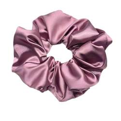 Große Retro-Satin-Haargummis, elastisches Haarband, Frauen, Girs, Pferdeschwanzhalter, Haarseile, Stirnband, Haarschmuck (Color : 19cm-09, Size : 1SIZE) von KIKBAX