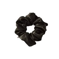 Große Retro-Satin-Haargummis, elastisches Haarband, Frauen, Girs, Pferdeschwanzhalter, Haarseile, Stirnband, Haarschmuck (Color : 1pc, Size : 1SIZE) von KIKBAX