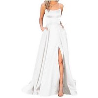 KIKI Abendkleid Damen Elegant Lange Ballkleider A-Linie Backless Hochzeitskleid von KIKI