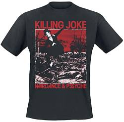 Killing Joke Wardance & Pssyche Männer T-Shirt schwarz L 100% Baumwolle Band-Merch, Bands von KILLING JOKE