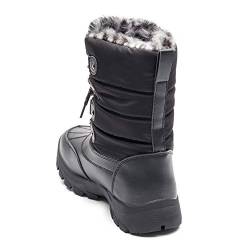 KIMBERFEEL Beverly Damen Schneestiefel, Schwarz, 35 von KIMBERFEEL